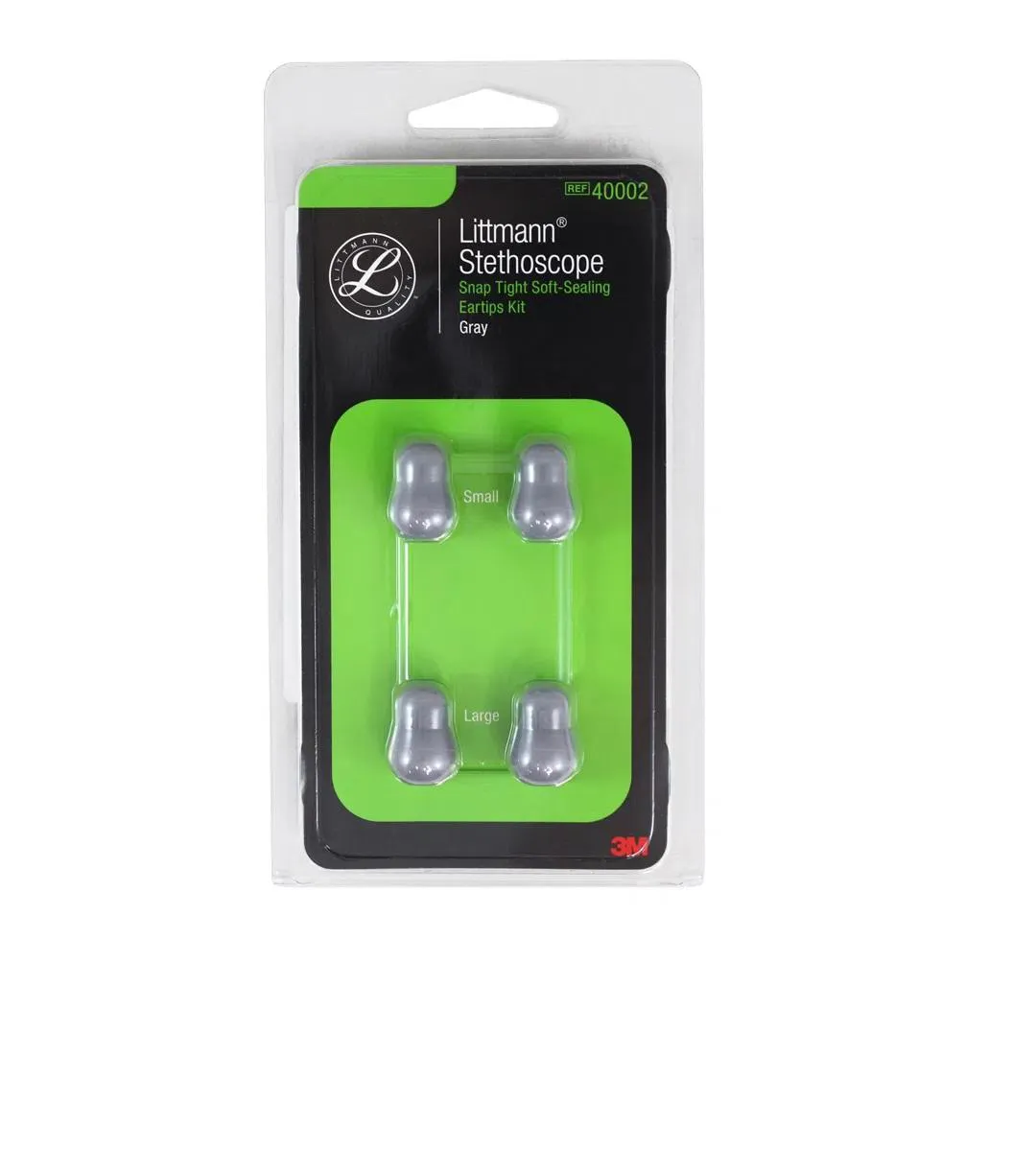 KIT OLIVAS ESTETOSCóPIO 3M™ LITTMANN® 40002 – CINZA GRANDES E PEQUENAS