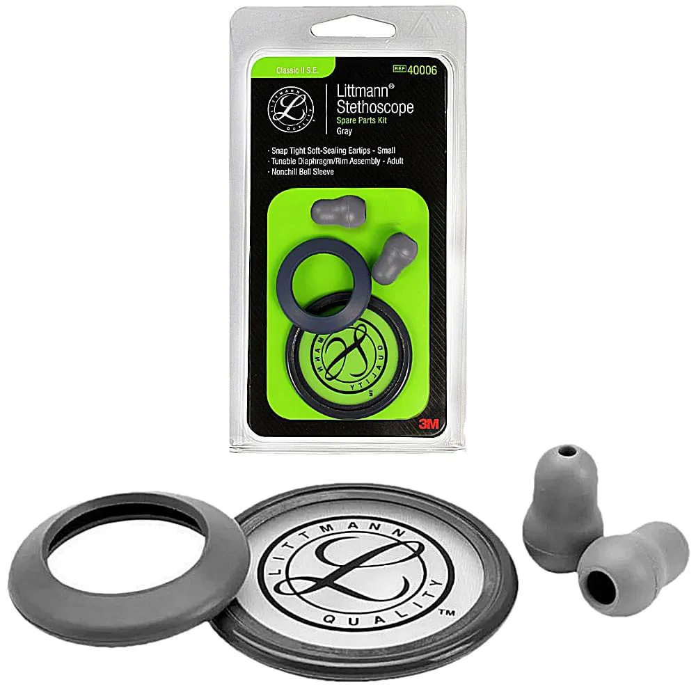 KIT REPARO ESTETOSCóPIO 3M™ LITTMANN® CLASSIC II 40006 CINZA