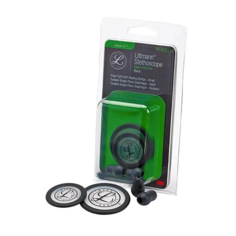KIT REPARO ESTETOSCóPIO LITTMANN CLASSIC III/CARDIOLOGY IV 40016 PRETO
