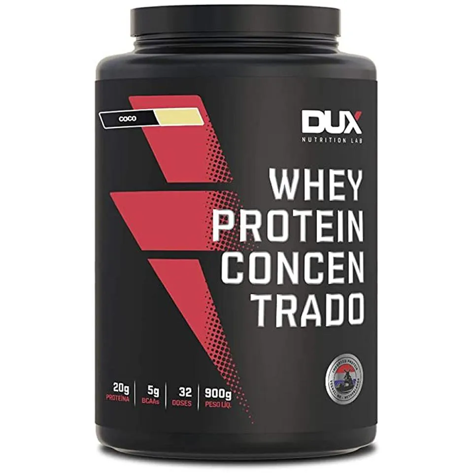 WHEY CONCENTRADO 900G DUX NUTRITION - COCO