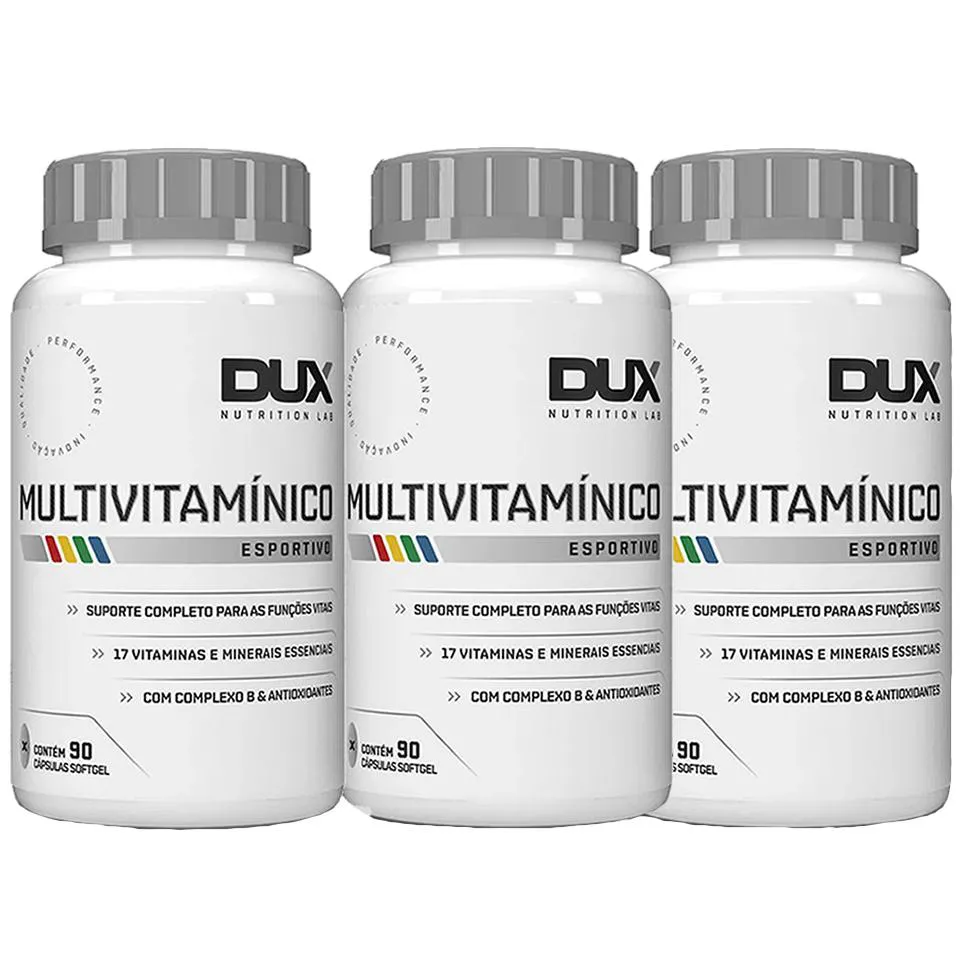 KIT 3X MULTIVITAMINICO DUX 90 CAPS