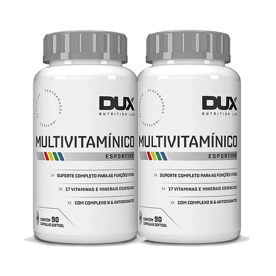 Kit 2x Multivitamínico Esportivo Dux Nutrition 90 caps