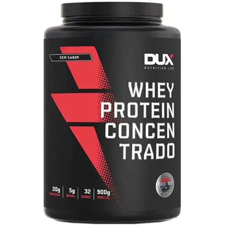 WHEY CONCENTRADO 900G DUX NUTRITION - SEM SABOR