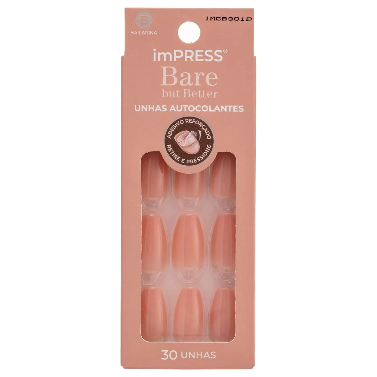 UNHA POSTIçA IMPRESS BARE BUT BETTER  REAL WORLD - KISS NEW YORK Nude