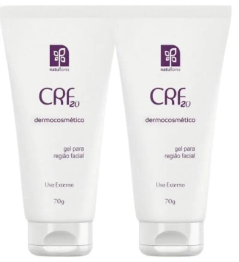 GEL FACIAL DERMOCOSMETICO CRF20 70GR NATUFLORES KIT 2UND