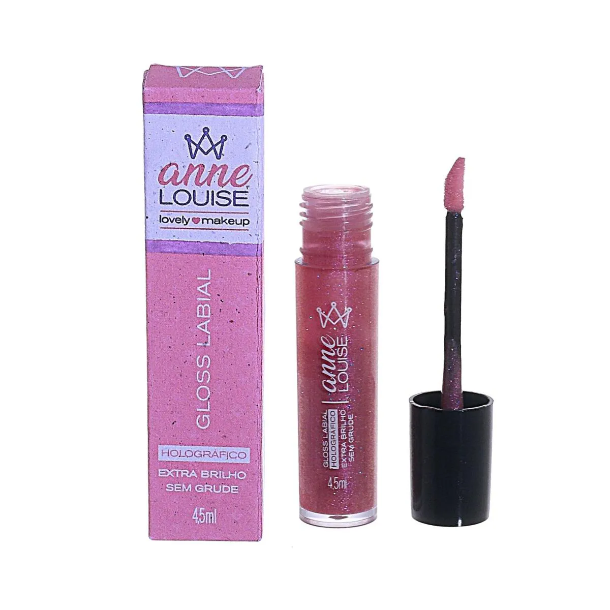 GLOSS 05 VEGANO LABIAL HOLOGRáFICO ROSA