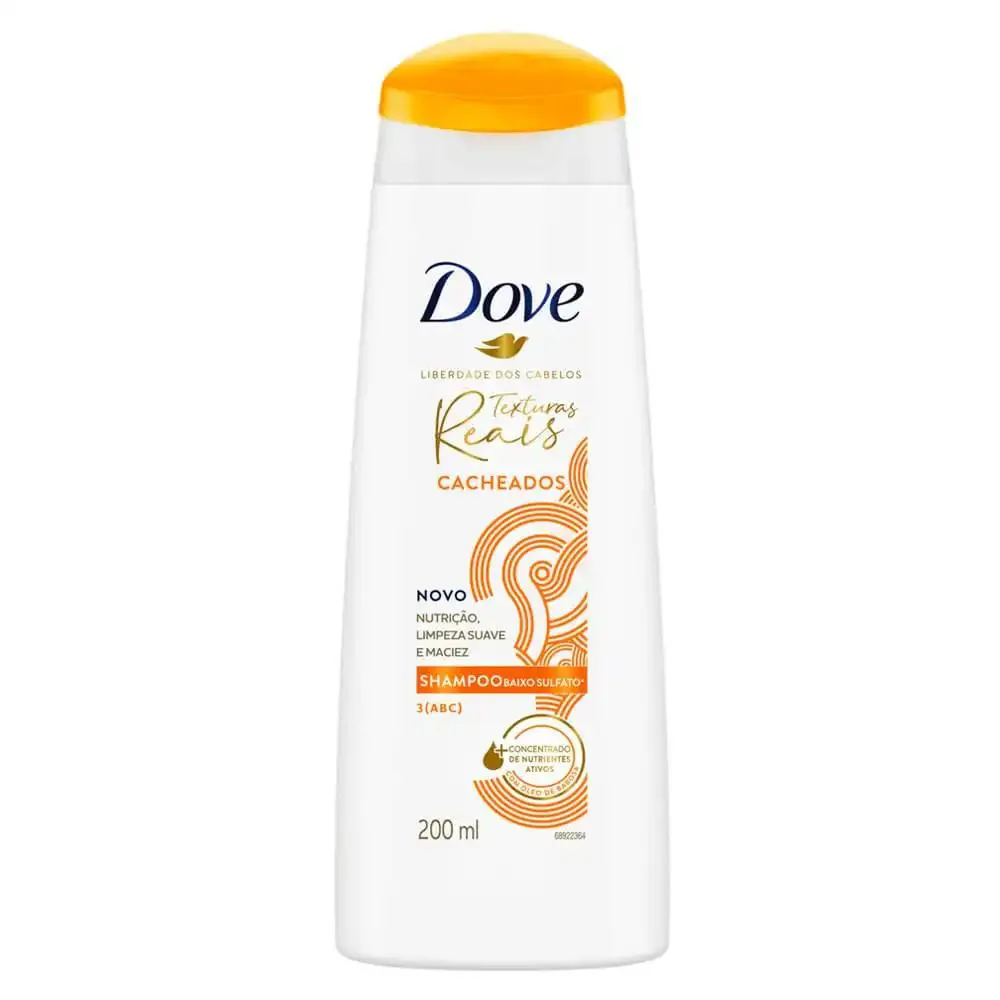SHAMPOO CACHEADO TEXTURAS REAIS DOVE 200ML