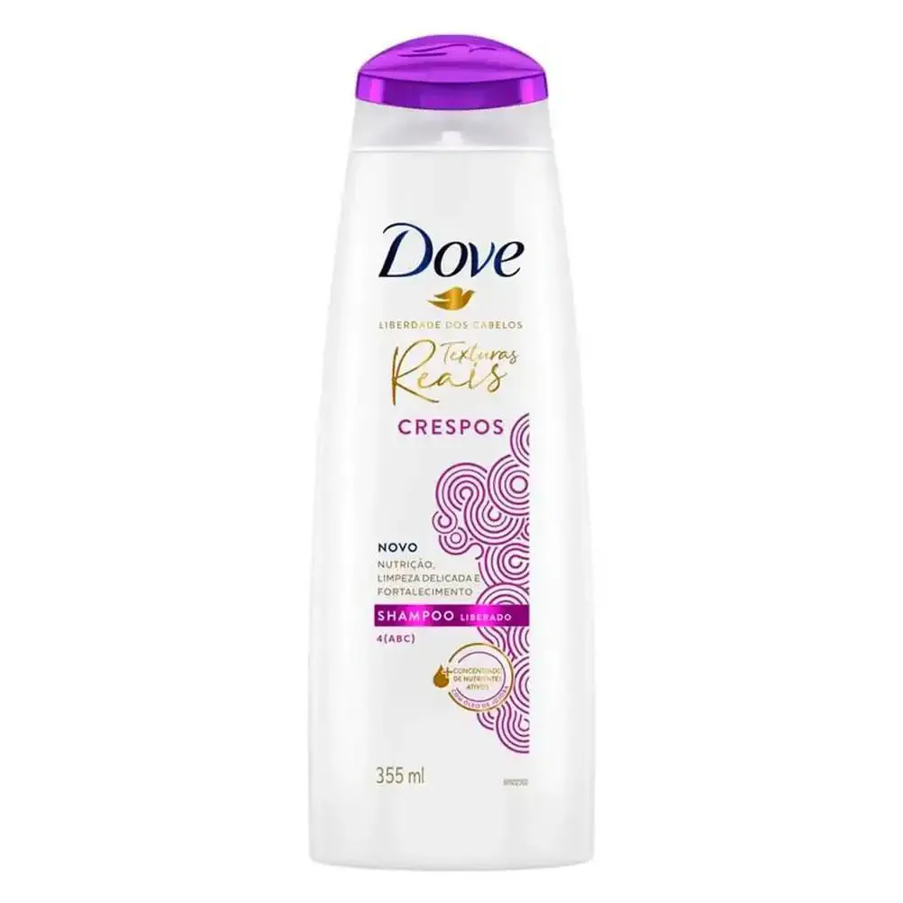SHAMPOO CRESPO TEXTURAS REAIS DOVE 355ML