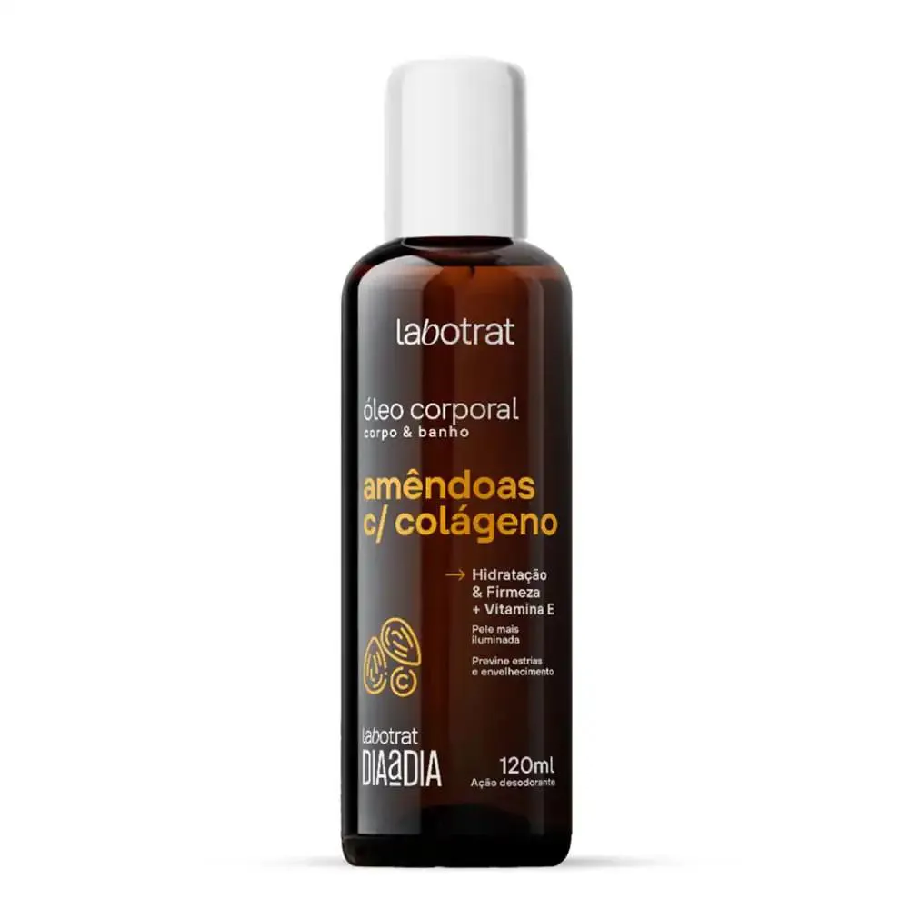 ÓLEO AMêNDOAS COLáGENO LABOTRAT 120ML