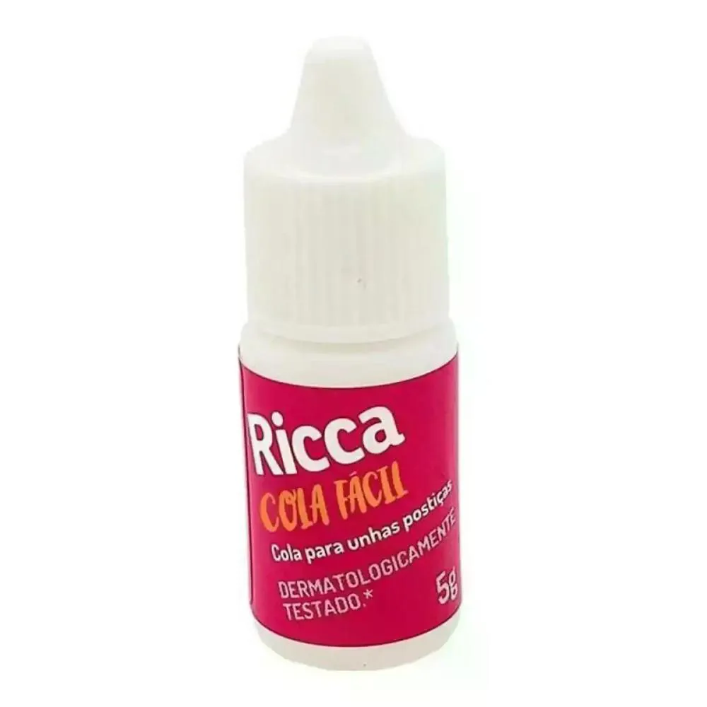 COLA PARA UNHA COM PINCEL RICCA 5G