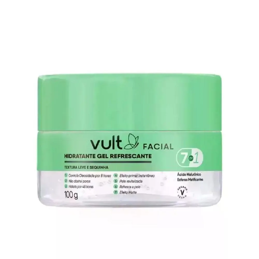 CREME FACIAL HIDRATANTE GEL REFRESCANTE VULT 100G