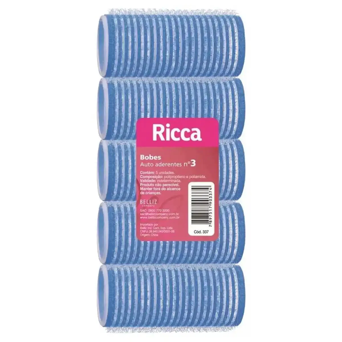 BOBES AUTOADERENTE NUMERO 3 5 UNIDADES RICCA