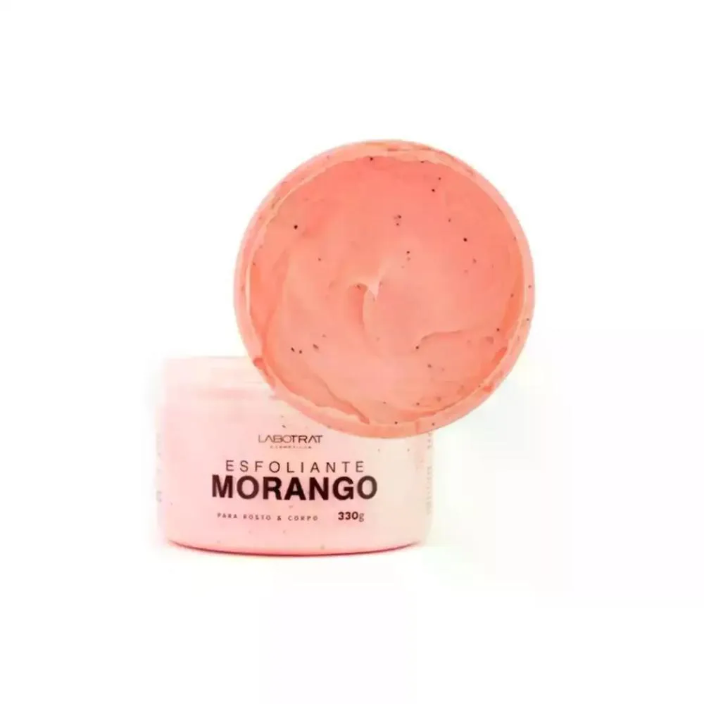 ESFOLIANTE CORPORAL E FACIAL MORANGO LABOTRAT 330G