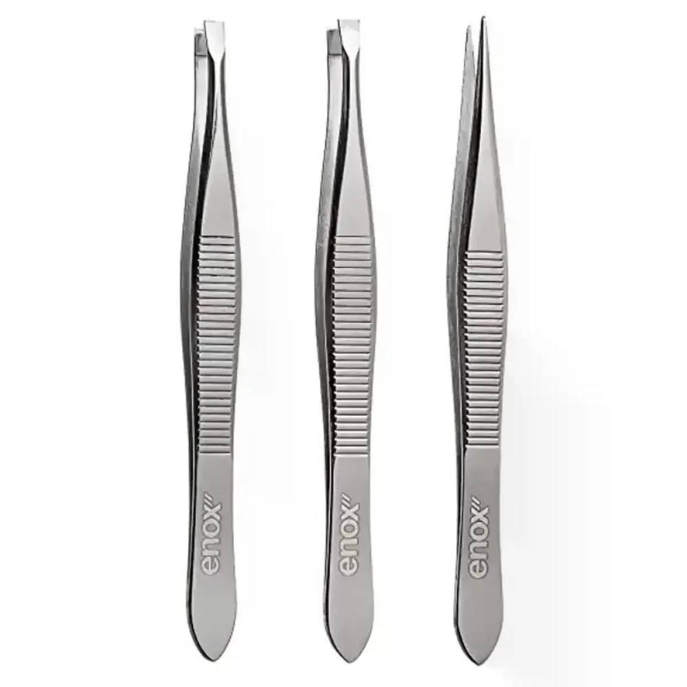 PINCA ENOX KIT  TRIO PONTA FINA BELLIZ