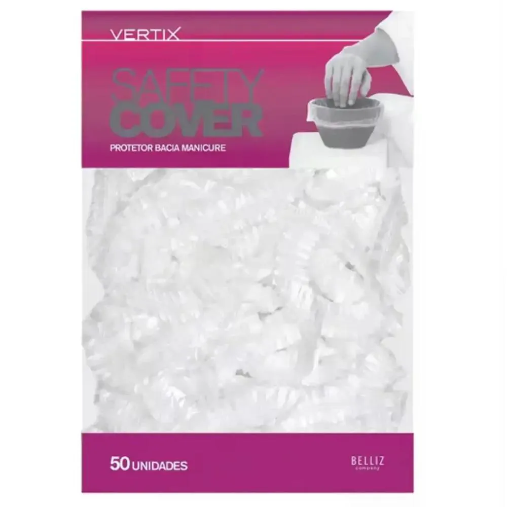 PROTETOR VERTIX PARA BACIA MANICURE 50 PEçAS