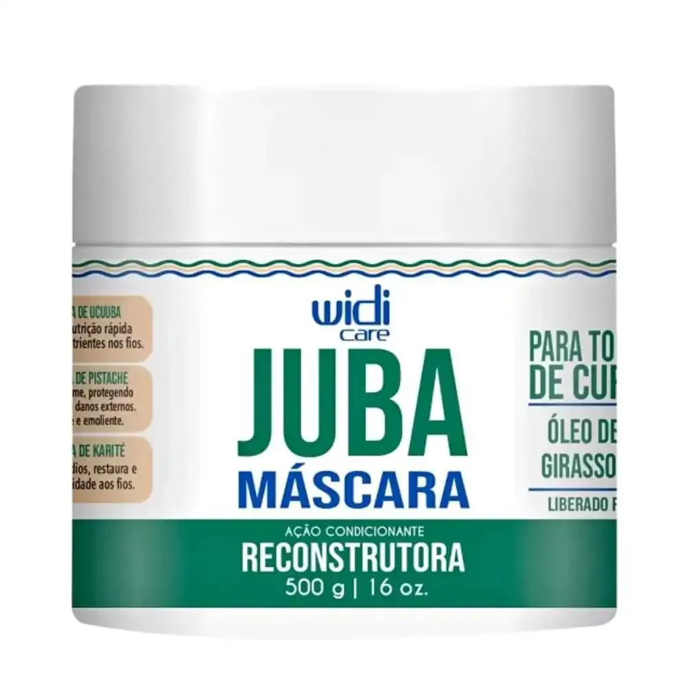 MáSCARA JUBA RECONSTRUTORA CONDICIONANTE WIDI CARE 500G
