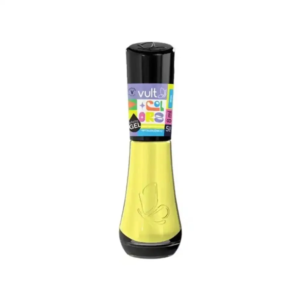 ESMALTE CREMOSO 5FREE COLORS AMARELO MICARETA VULT 8ML