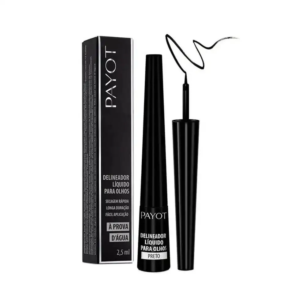 DELINEADOR LíQUIDO À PROVA D´ÁGUA PRETO PAYOT 2,5ML