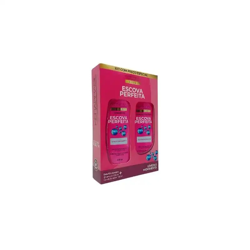 SHAMPOO+CONDICIONADOR ESCOVA PERFEITA KERABRASIL 420ML