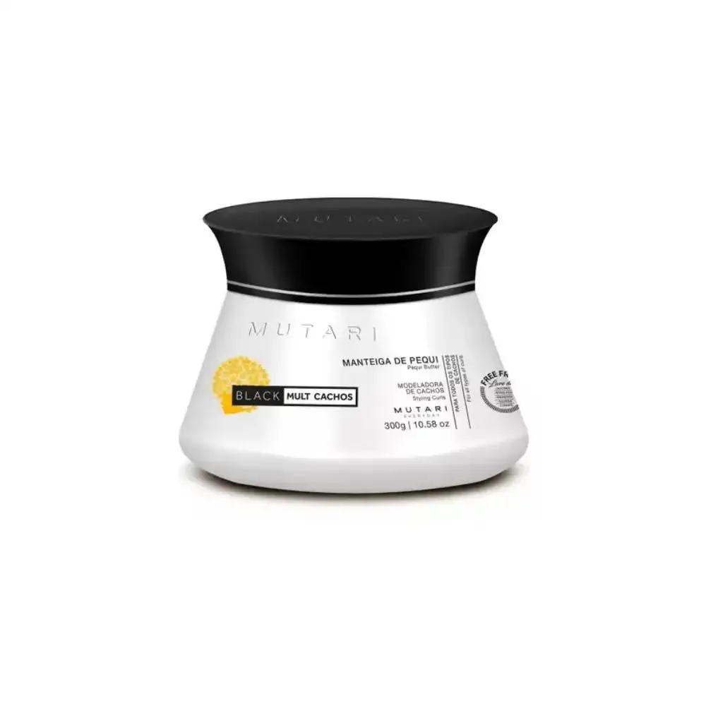 MáSCARA MANTEIGA DE PEQUI BLACK MULT CACHOS MUTARI 300G