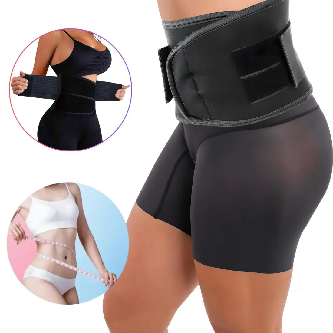 CINTA ABDOMINAL MODELADOR MAGNéTICO REDUçãO DE MEDIDAS - EFEITO SAUNA GG