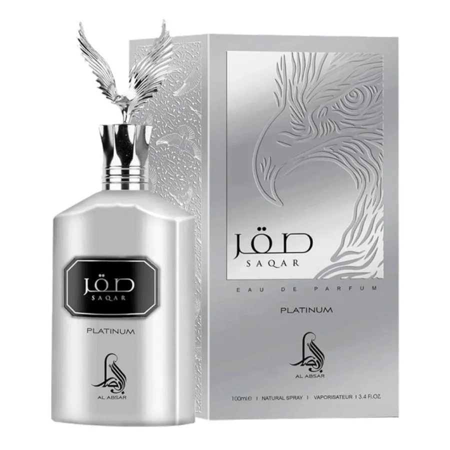 PERFUME SAQAR PLATINUM MASCULINO EAU DE PARFUM 100ML