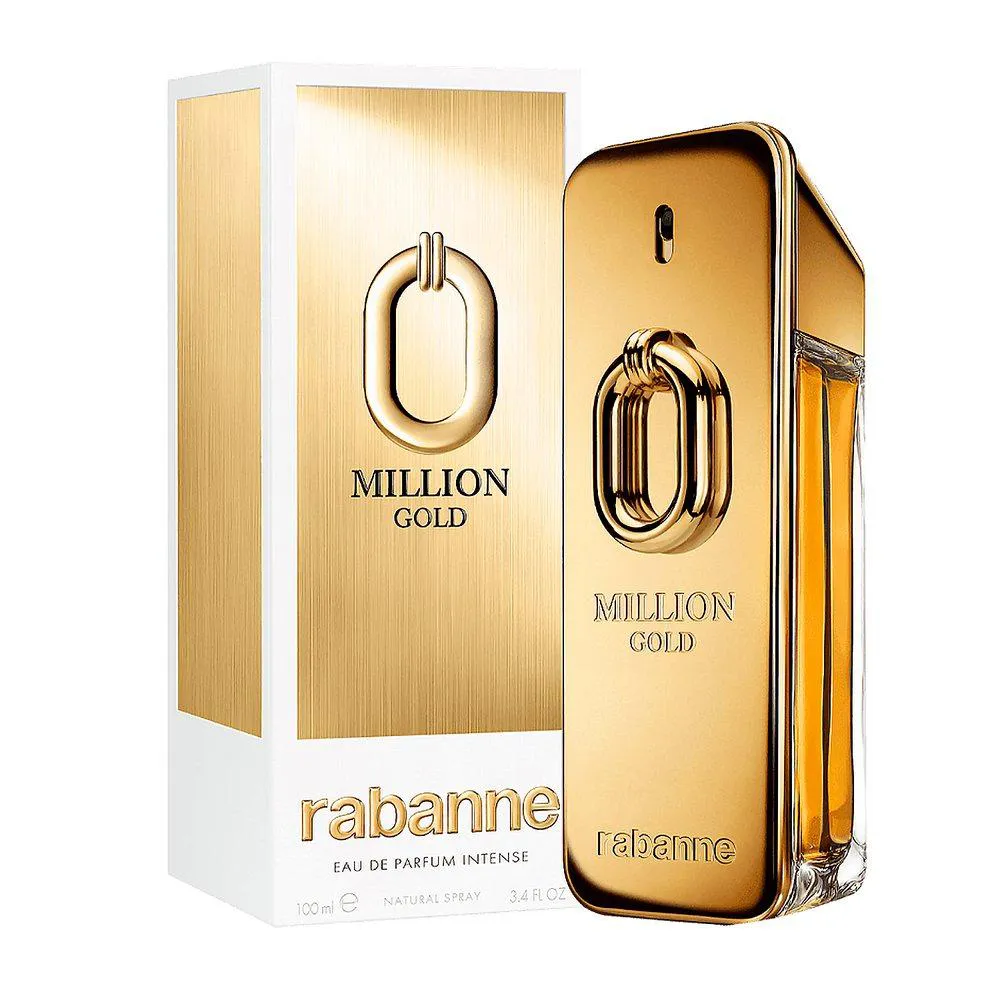 PERFUME MASCULINO EAU DE PARFUM PACO RABANNE MILLION GOLD INTENSE 100ML
