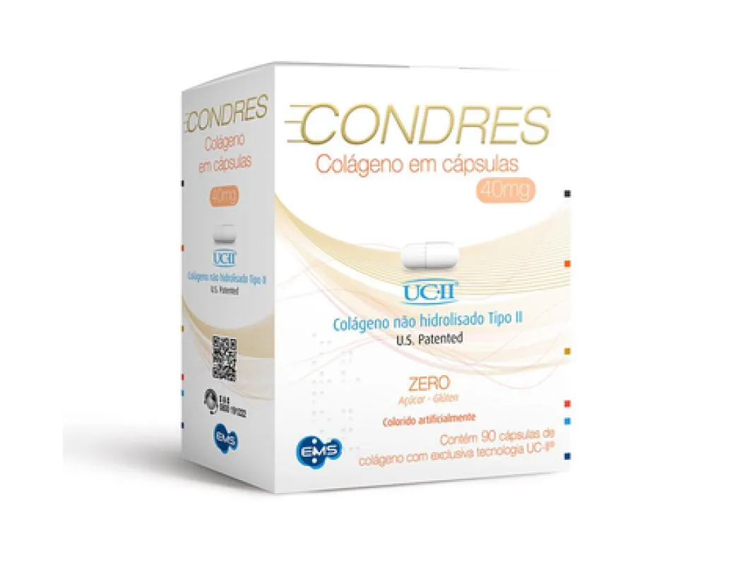 CONDRES COLAGENO 40MG 90CAPS - COLAGENO TIPO II