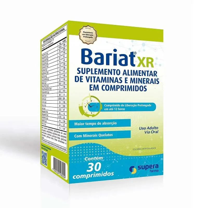 BARIAT XR 30CPR - SUPLEMENTO ALIMENTAR