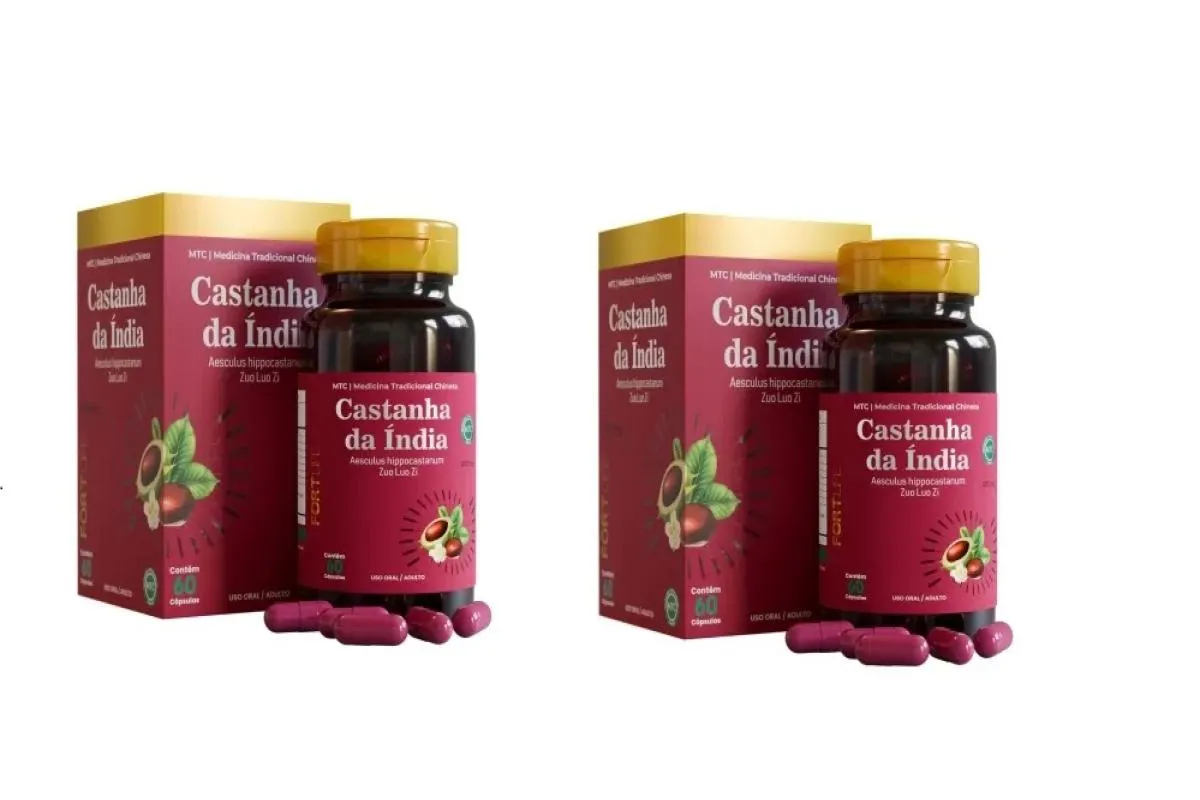 CASTANHA DA INDIA FORLIFE 500 MG KIT C/2 CXS C/60 CAPSULAS CADA