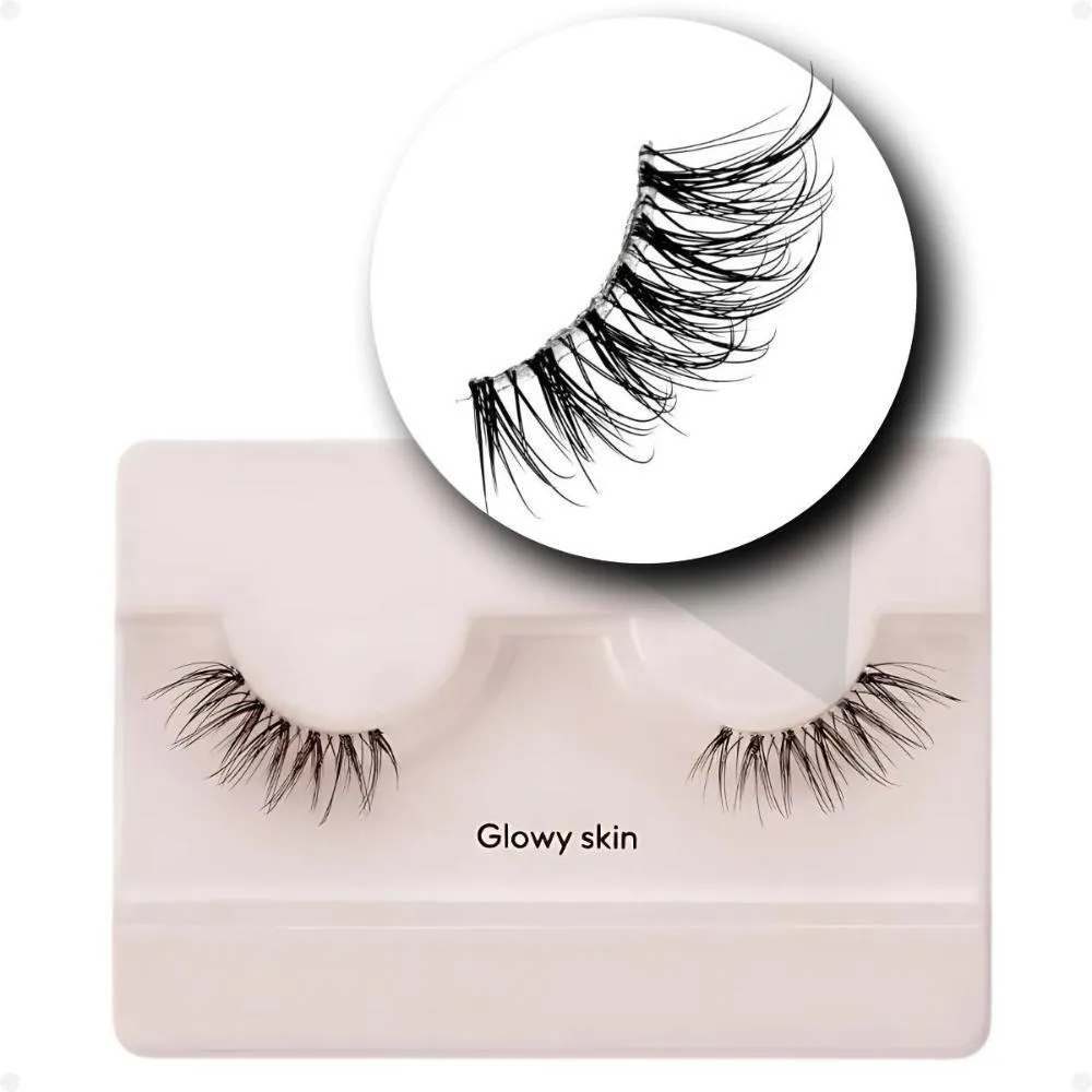 CíLIOS POSTIçOS KISS NEW YORK THE NEW NATURAL GLOWY SKIN METADINHA NNH01B