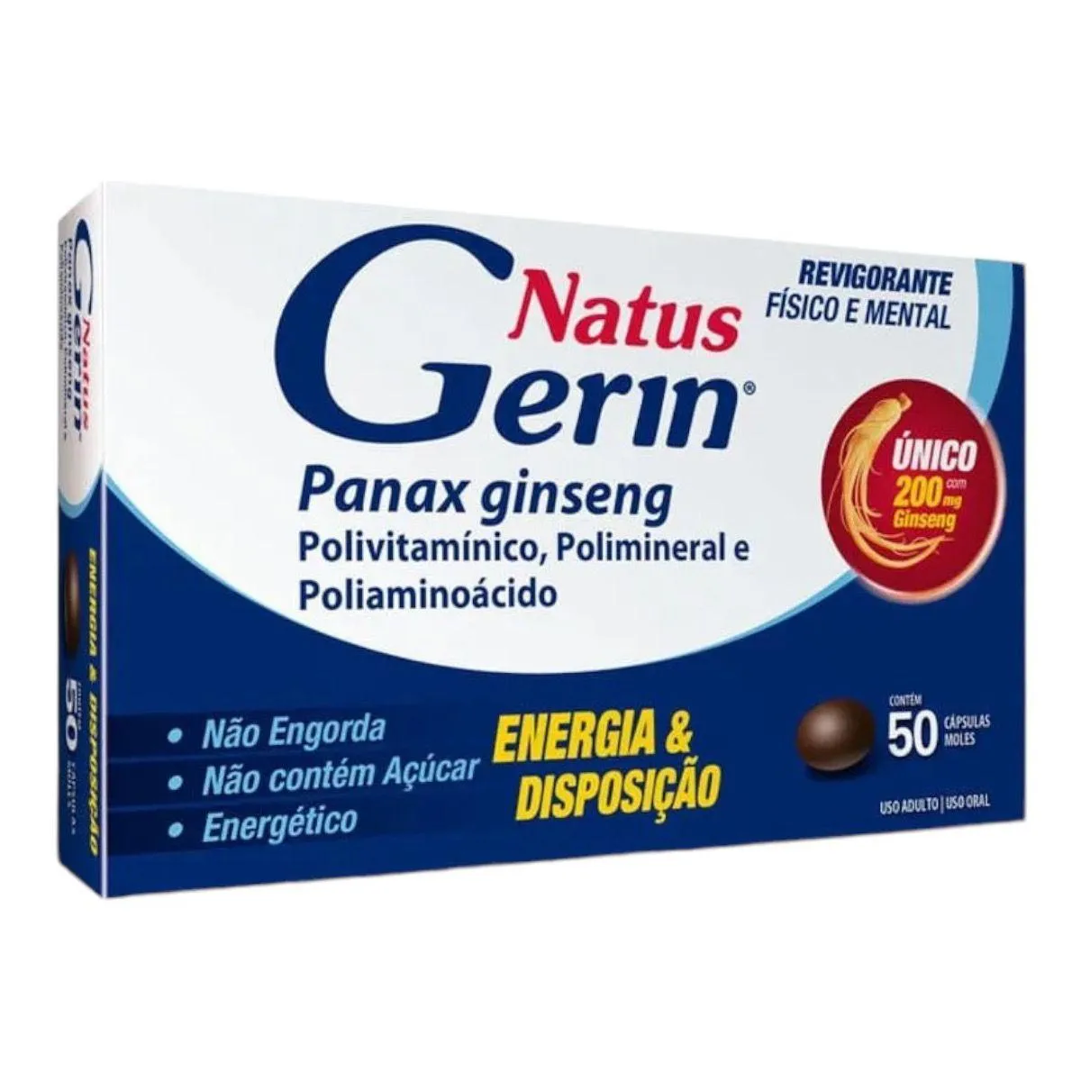POLIVITAMíNICO NATUS GERIN 50 CáPSULAS