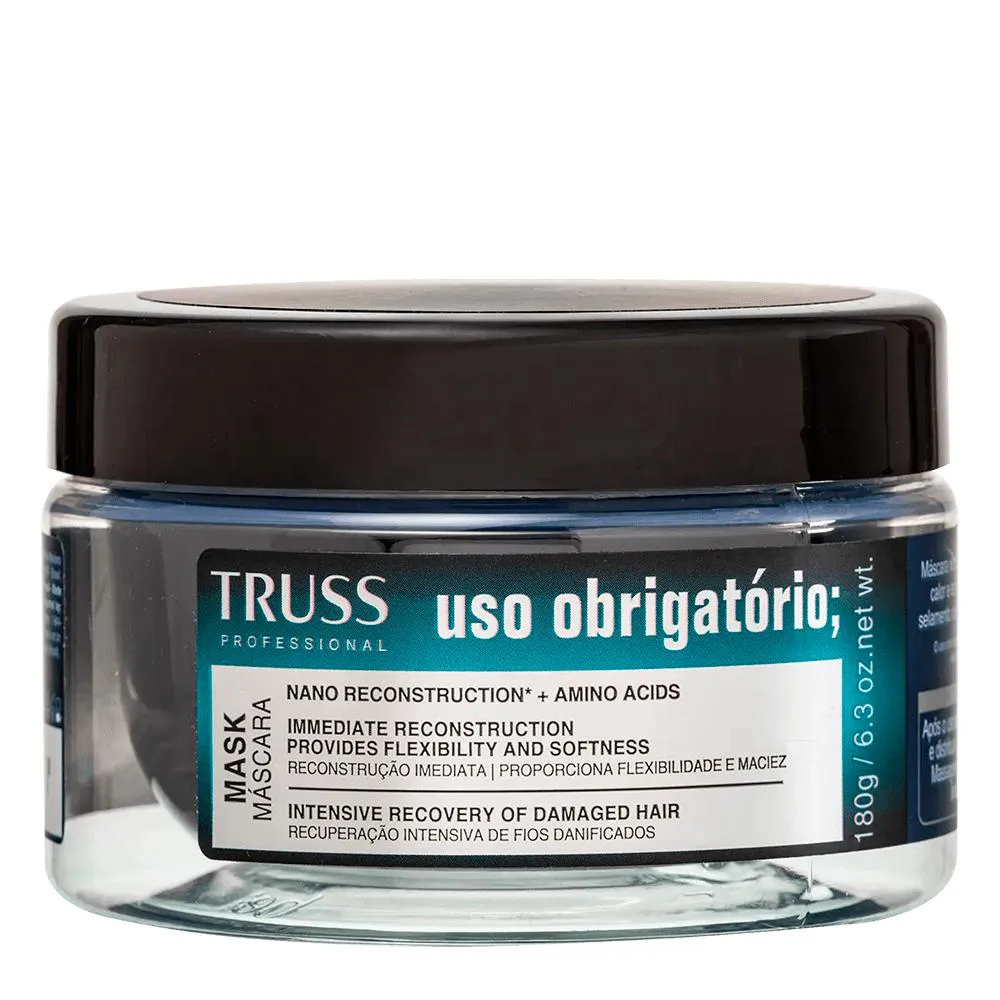 TRUSS USO OBRIGATóRIO - MáSCARA DE TRATAMENTO CAPILAR 180G