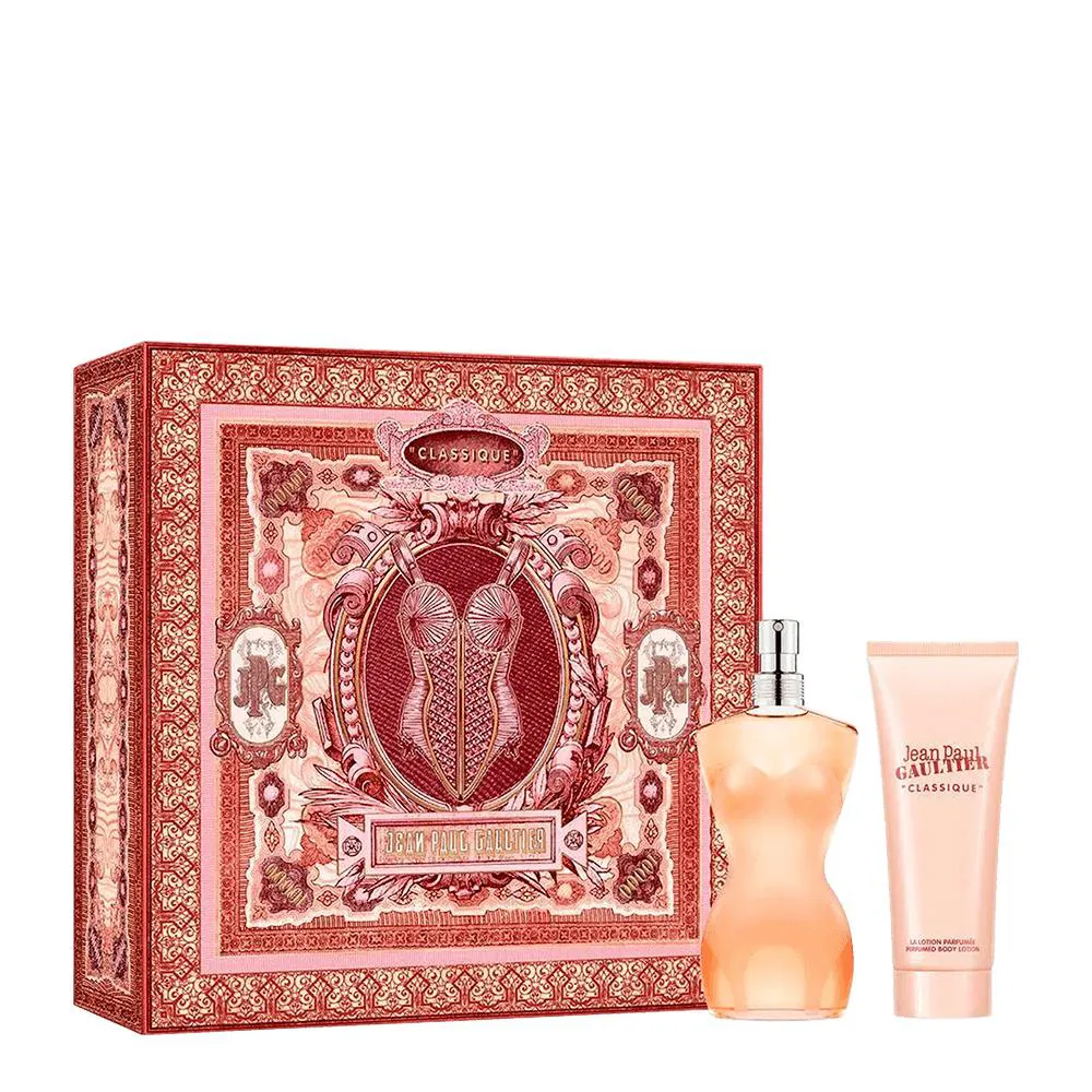 KIT CLASSIQUE JEAN PAUL GAULTIER FEMININO - EAU DE TOILETTE 50ML + LOçãO HIDRATANTE CORPORAL 75ML