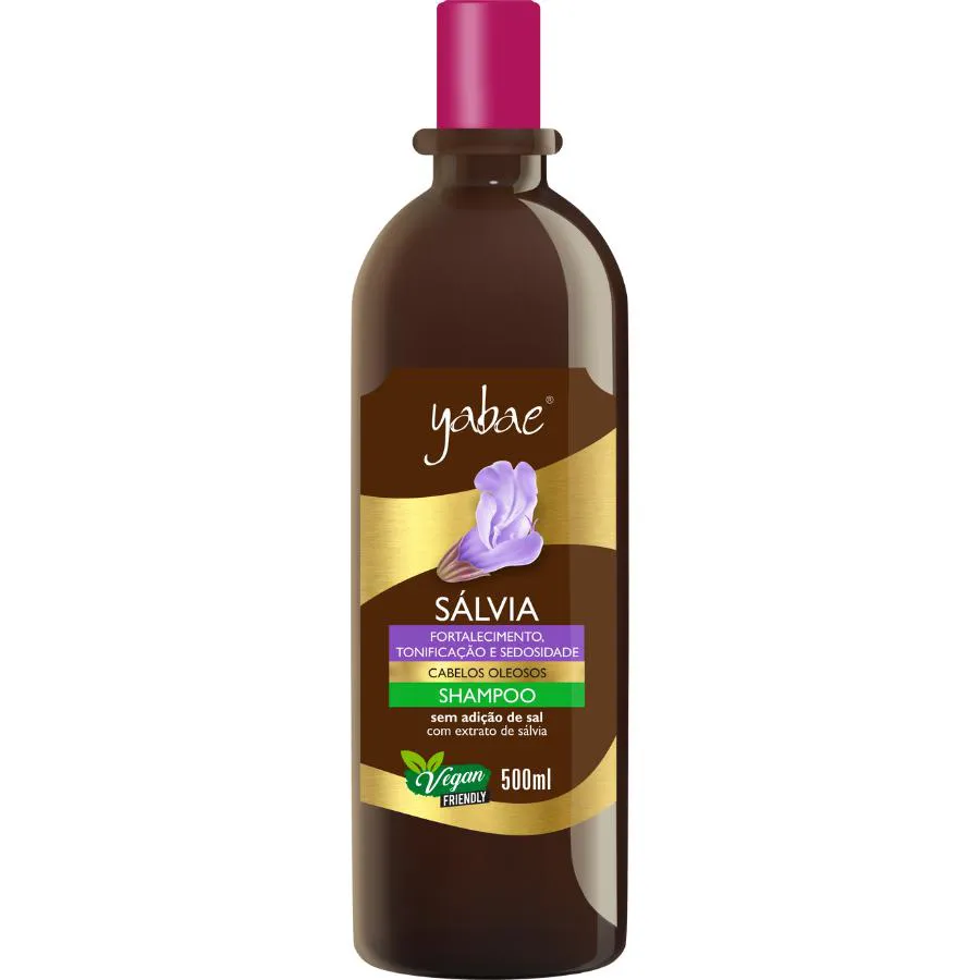 SHAMPOO SáLVIA YABAE – VEGANO 500ML