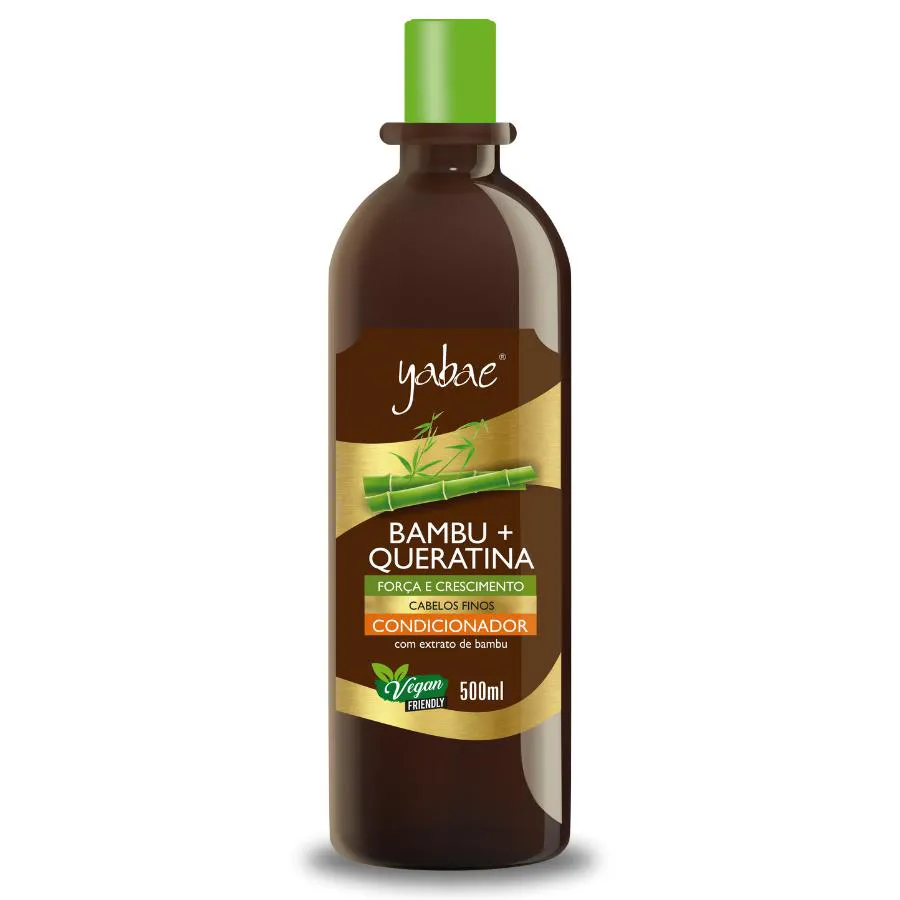 CONDICIONADOR BAMBU E QUERATINA YABAE – VEGANO 500ml