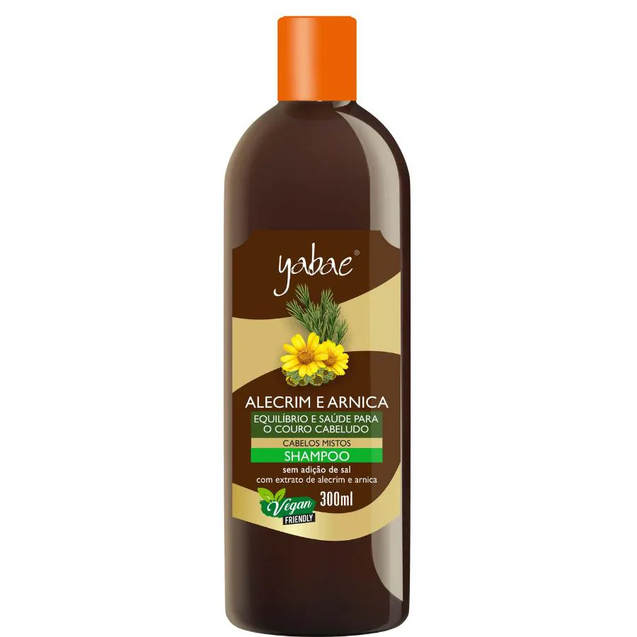 SHAMPOO ALECRIM E ARNICA YABAE – VEGANO 300ml