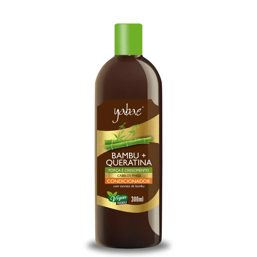 CONDICIONADOR BAMBU E QUERATINA YABAE – VEGANO 300ml