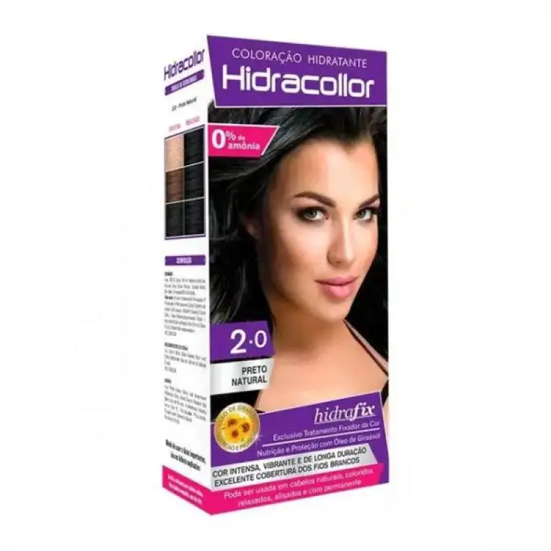 TONALIZANTE 2.0 PRETO NATURAL HIDRACOLLOR
