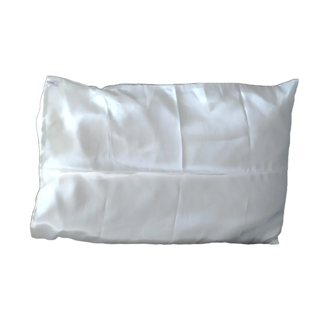 FRONHA DE CETIM CHAMPANHE COM ZíPER AROMá 50 CM X 70 CM