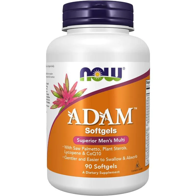 SUPLEMENTO ALIMENTAR ADAM MULTIVITAMíNICO 90 CáPSULAS SOFTGELS - NOW FOODS Natural