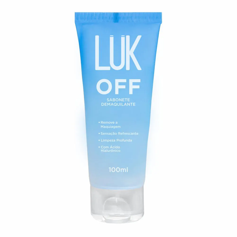 SABONETE FACIAL DEMAQUILANTE OFF 100ML - LUK MAKEUP