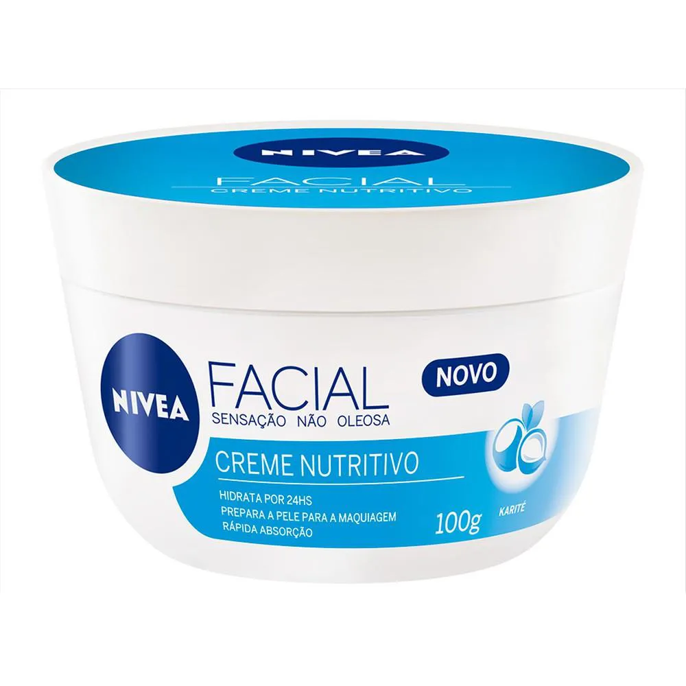 NIVEA CREME NUTRITIVO - HIDRATANTE FACIAL 100G