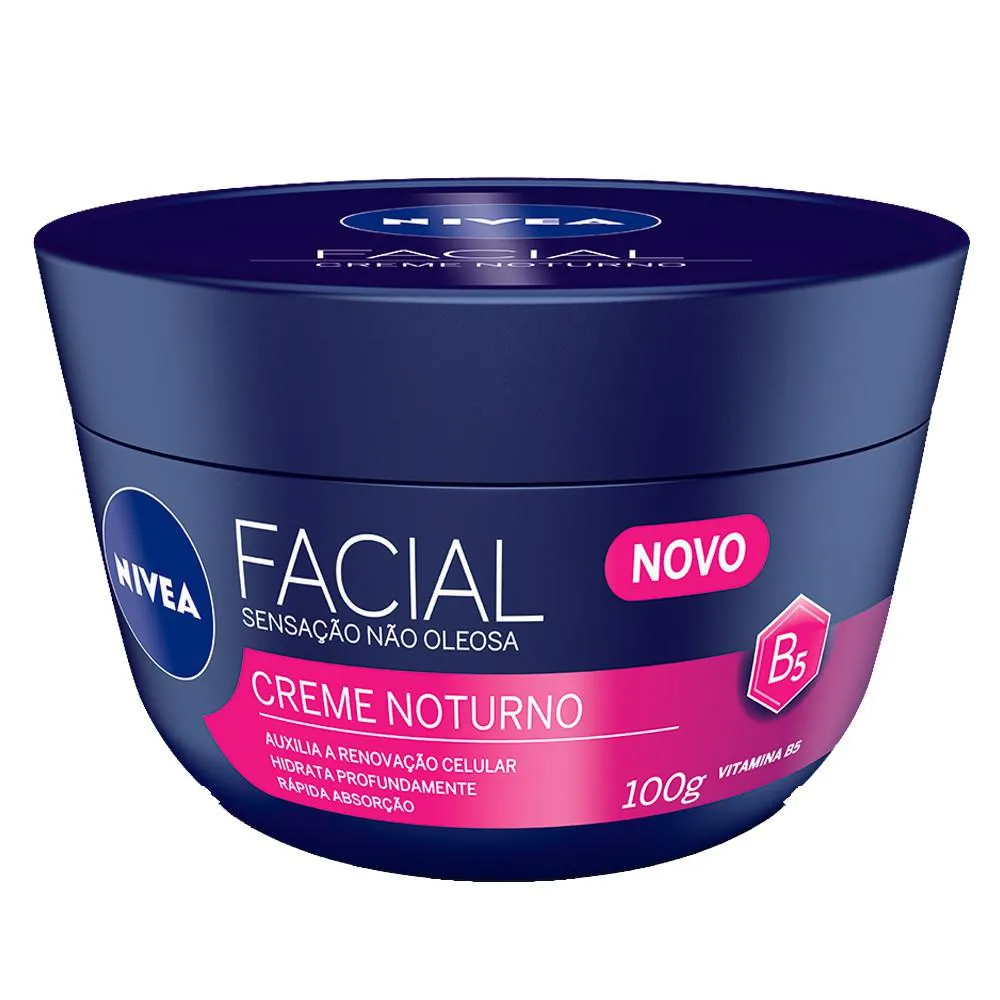 NIVEA CREME NOTURNO - HIDRATANTE FACIAL 100G