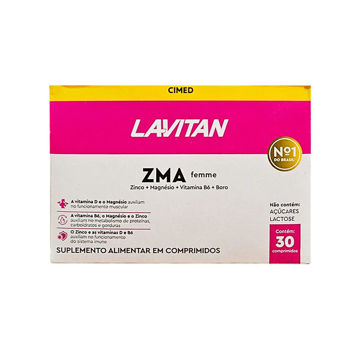 LAVITAN ZMA PERFORMACE FEMME COM 30 CÁPSULAS - SUPLEMENTO