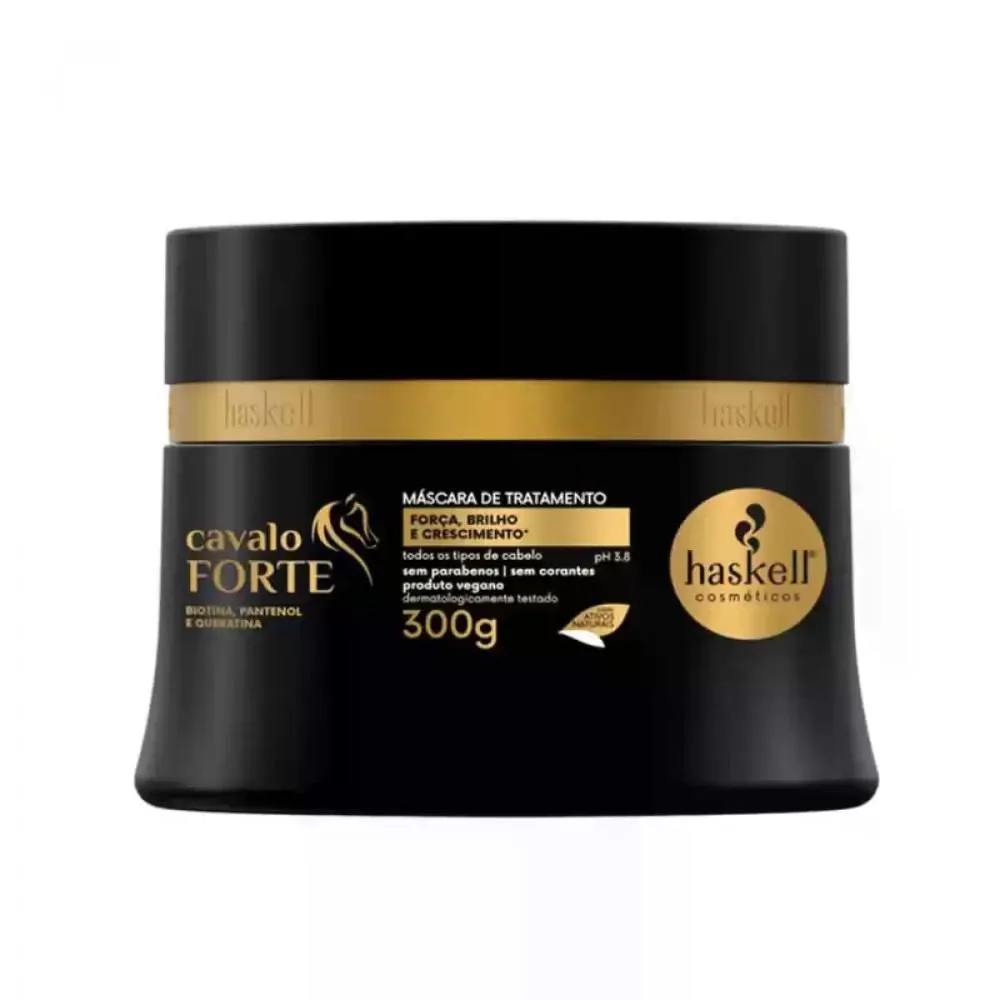 MáSCARA CAVALO FORTE VEGANO HASKELL 300G
