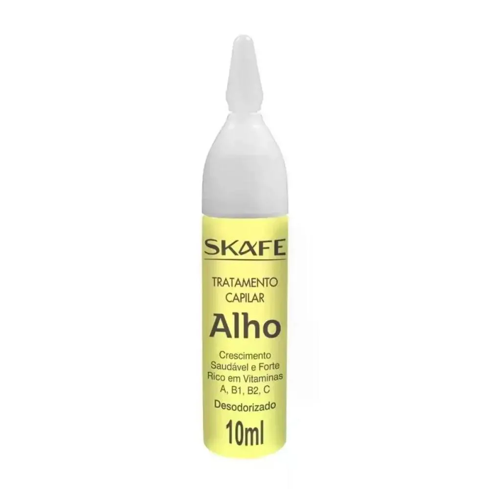 AMPOLA CAPILAR DE ALHO SKAFE 10ML