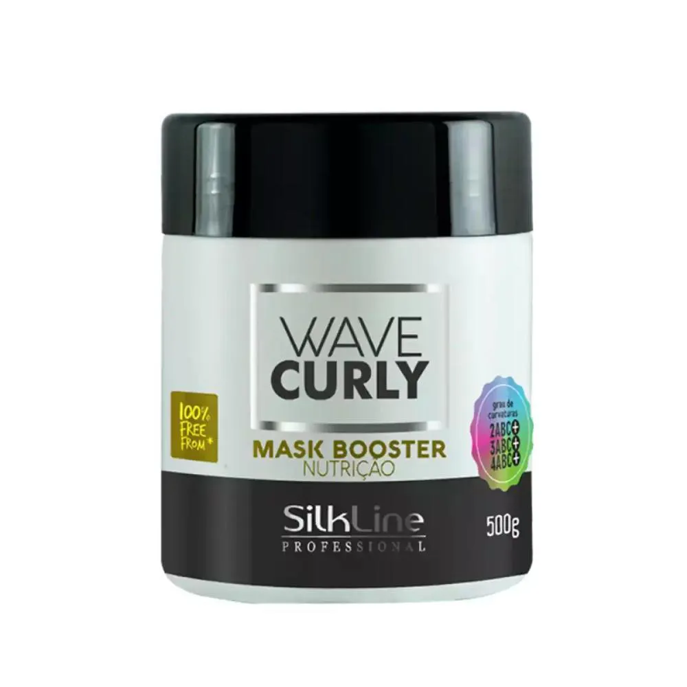 MáSCARA WAVE CURLY MASK FORCE RECONSTRUTORA SILKLINE 500G