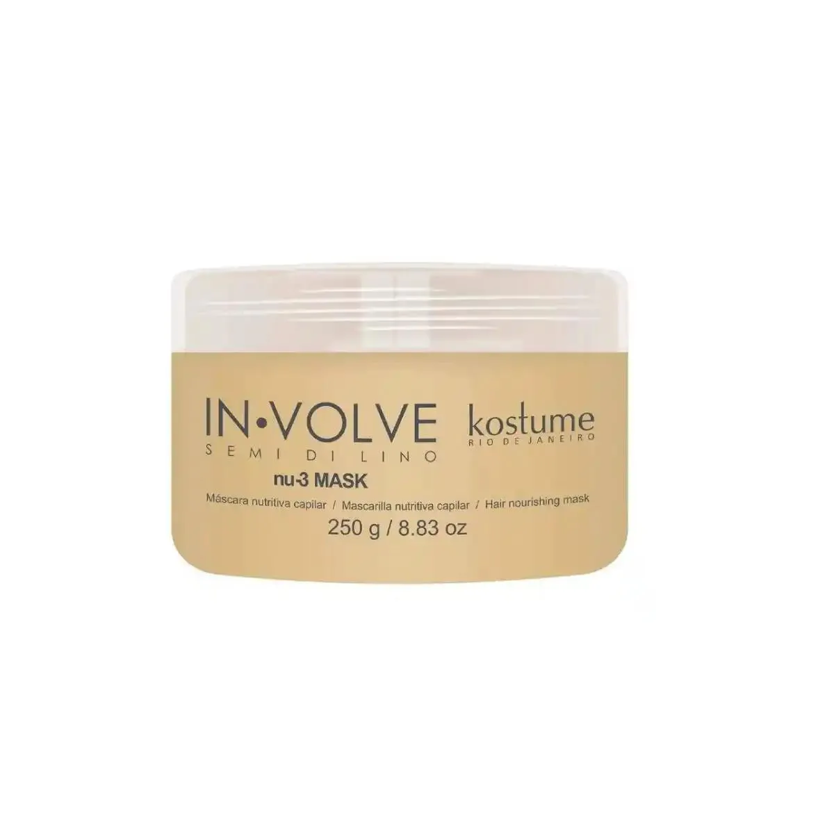 MáSCARA IN VOLVE NU3 SEMI DI LINO GLLENDEX 250G