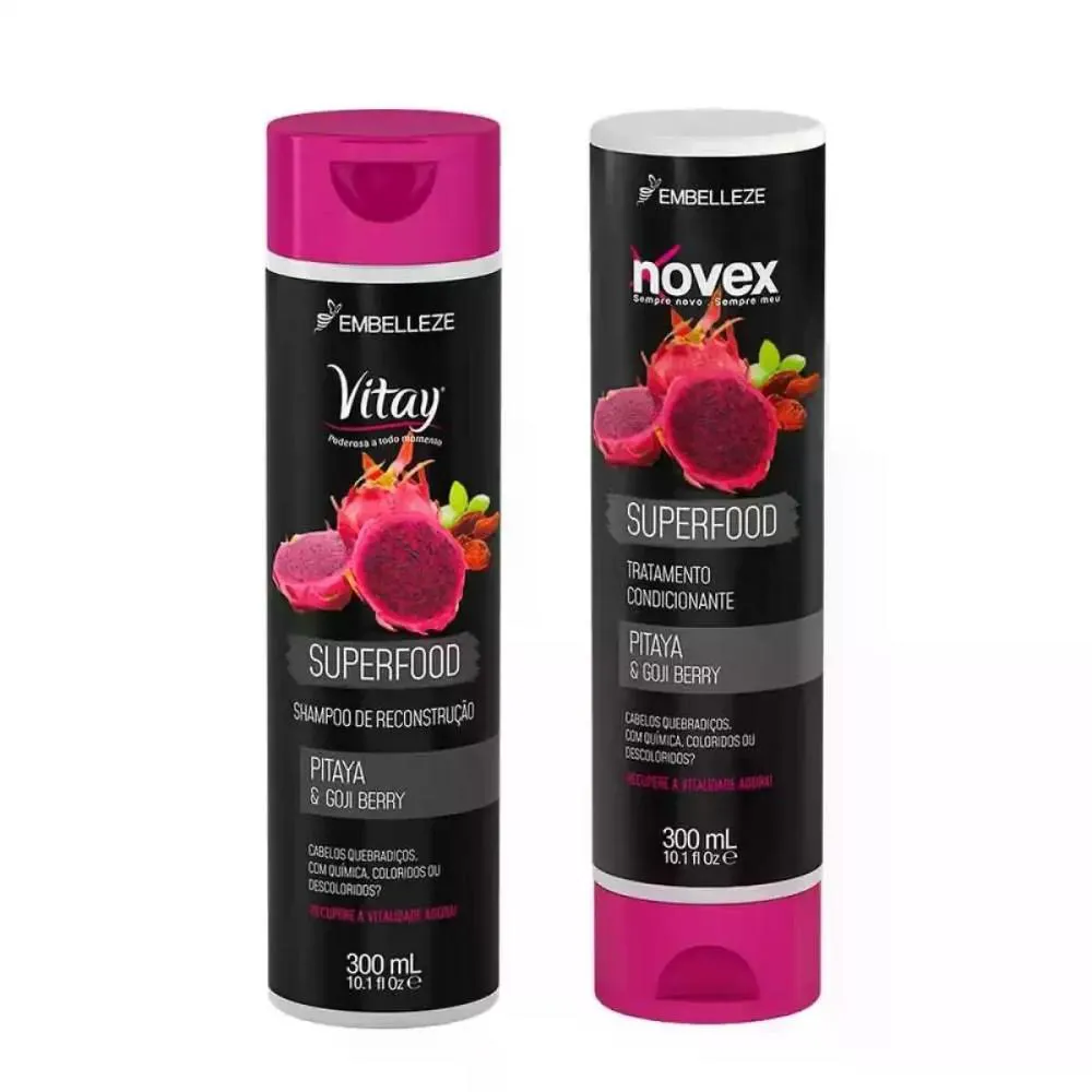 SHAMPOO + CONDICIONADOR PITAYA GOJI BERRY VITAY 300ML
